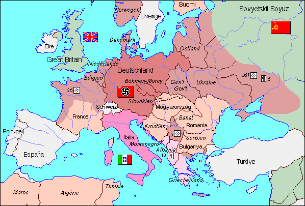 [Map of Europe 1942]