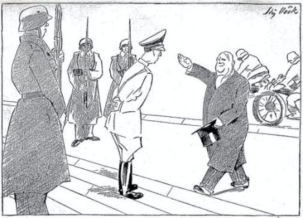 1944 Cartoon by Stig Höök
